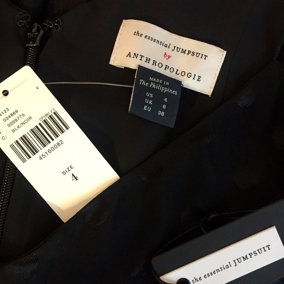 Anthropologie The Essential Polka Dot Jumpsuit 4 - Picture 8 of 8